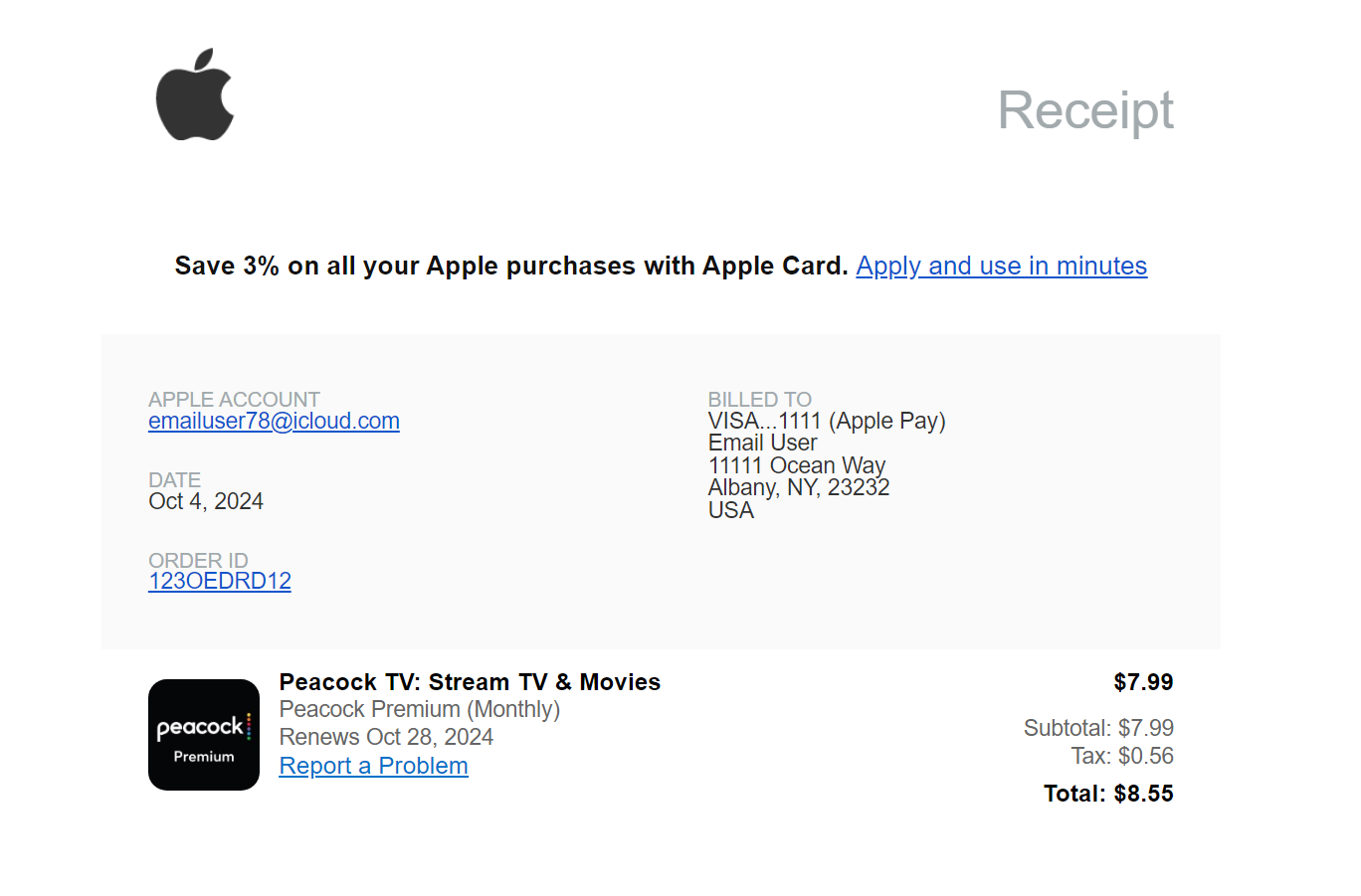 Apple Transactional Email Clone Project